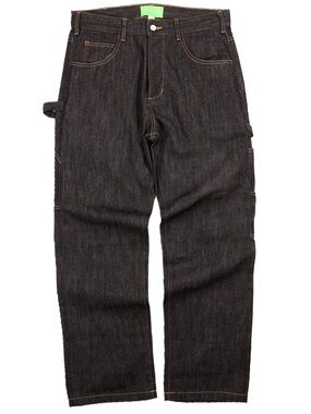 MISTER GREEN Life Store Raw Selvedge Denim Utility Pant Baggy Carpenter loose